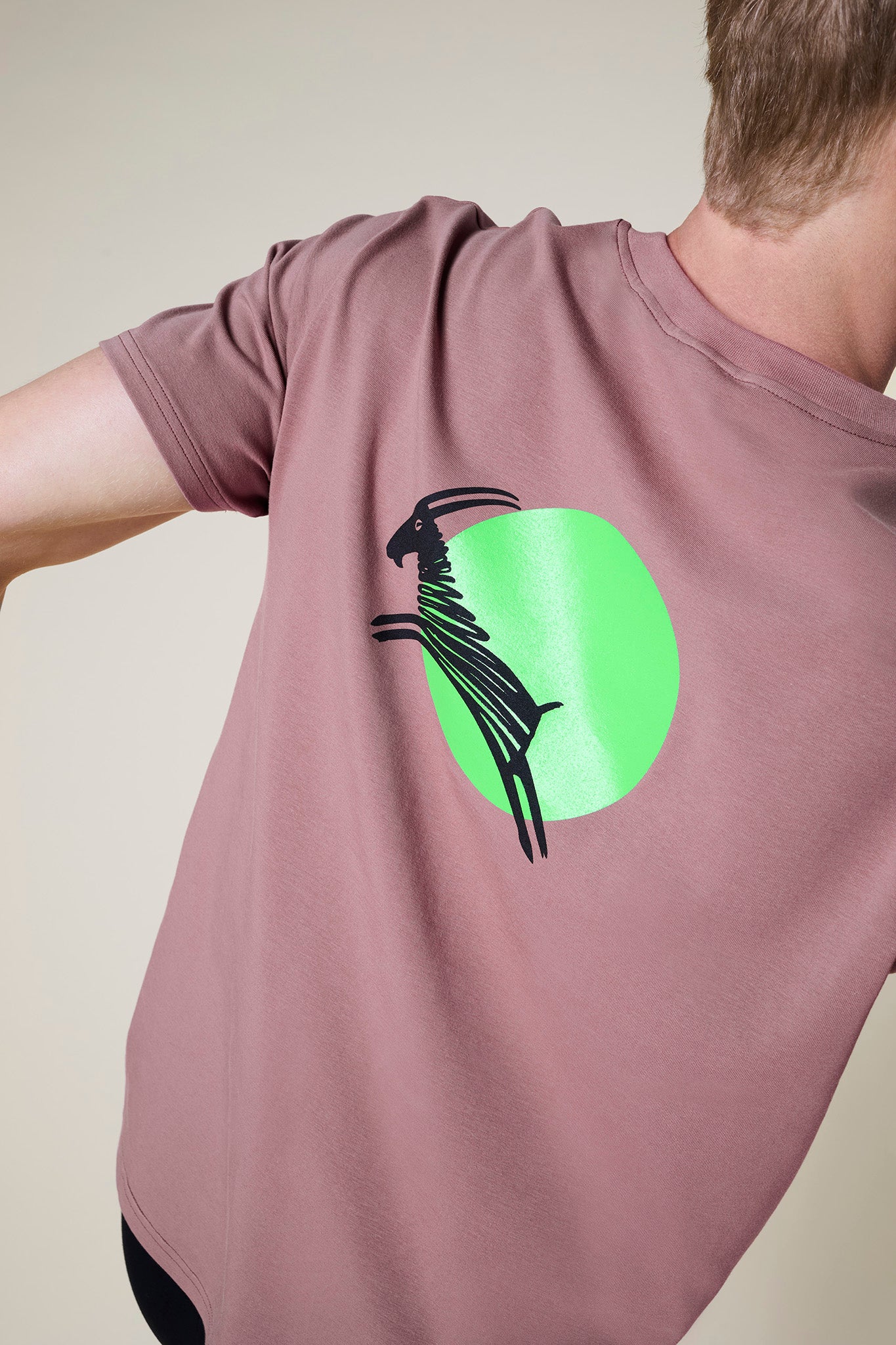 T-Shirt in cotone da uomo - Old Purple