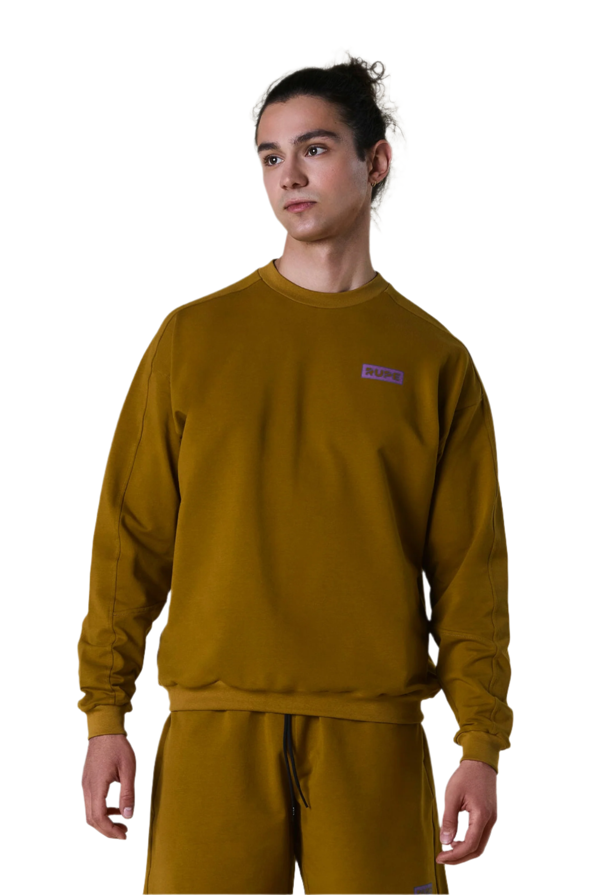 Lightweight men's sweatshirt Olive Green | Rupe