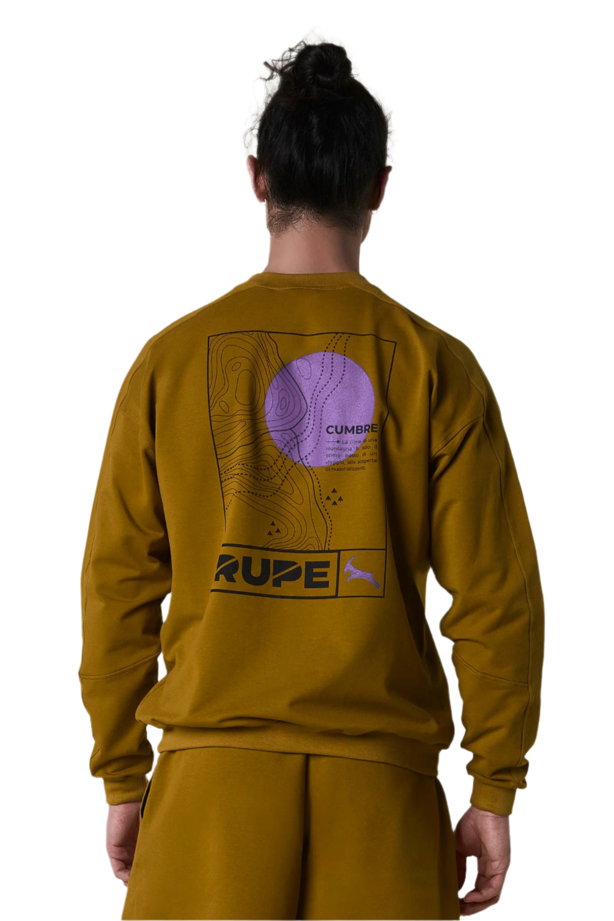 Lightweight men's sweatshirt Olive Green | Rupe