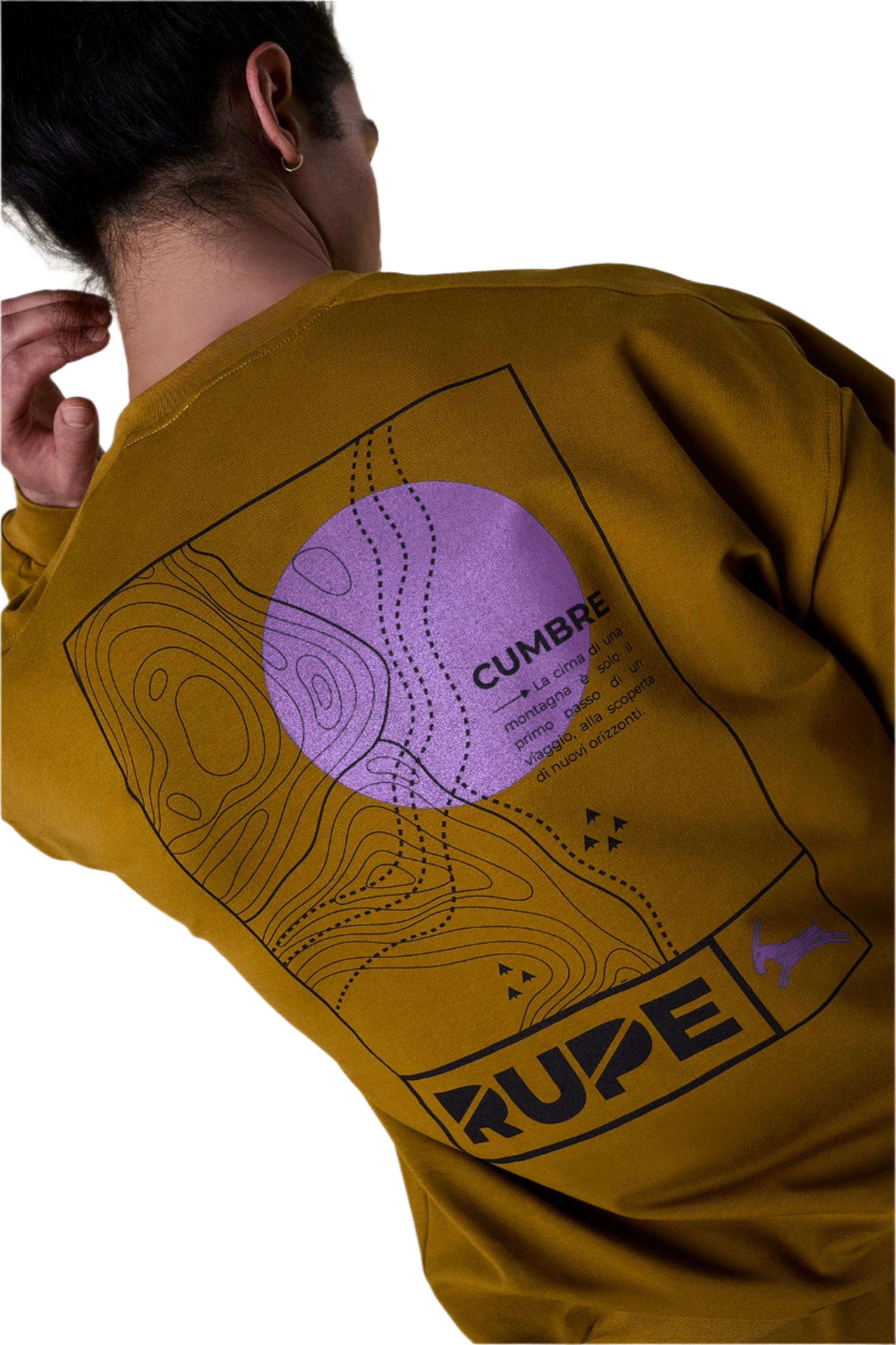 Lightweight men's sweatshirt Olive Green | Rupe