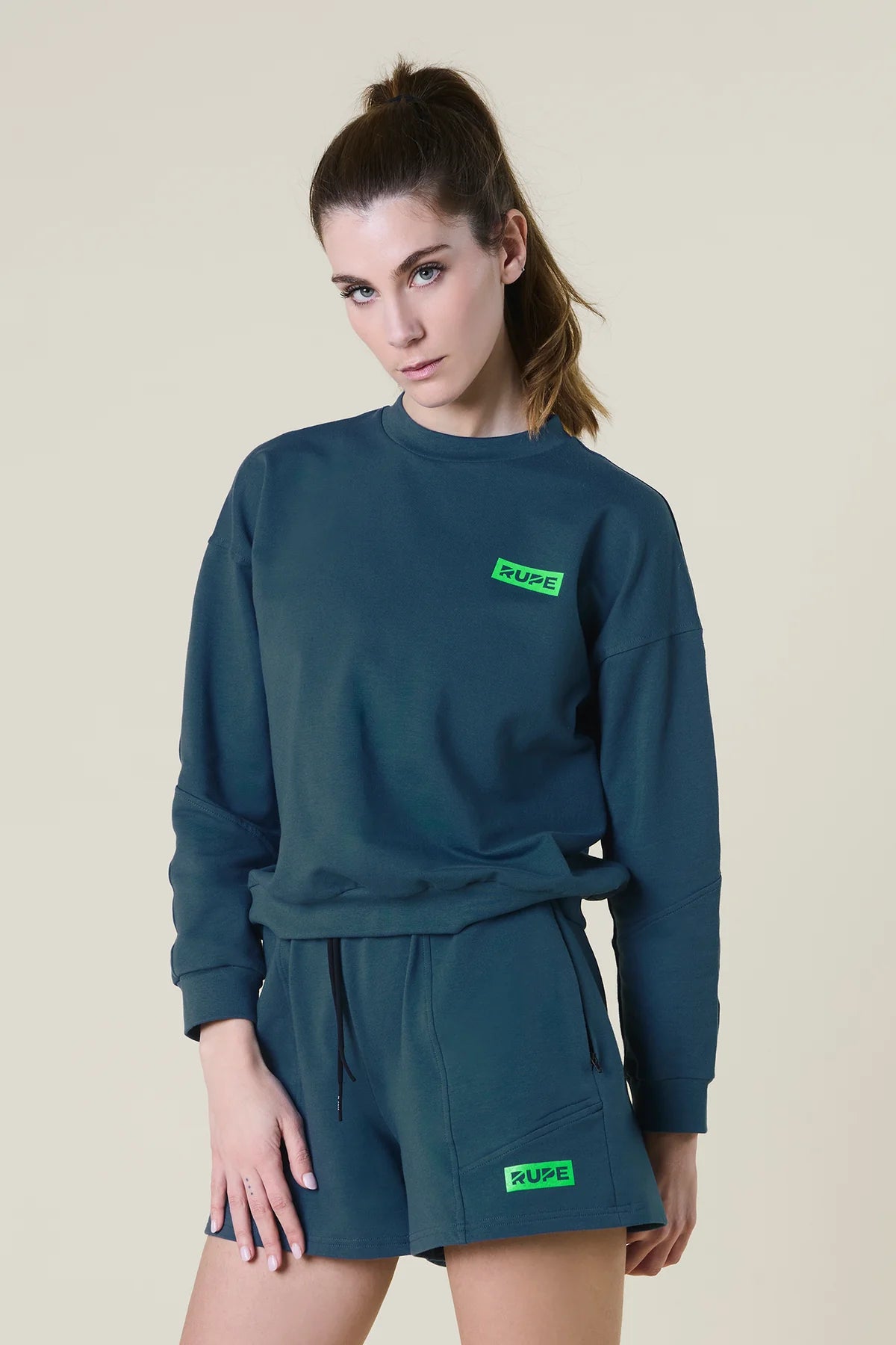 Felpa leggera da donna Jeans Montagne