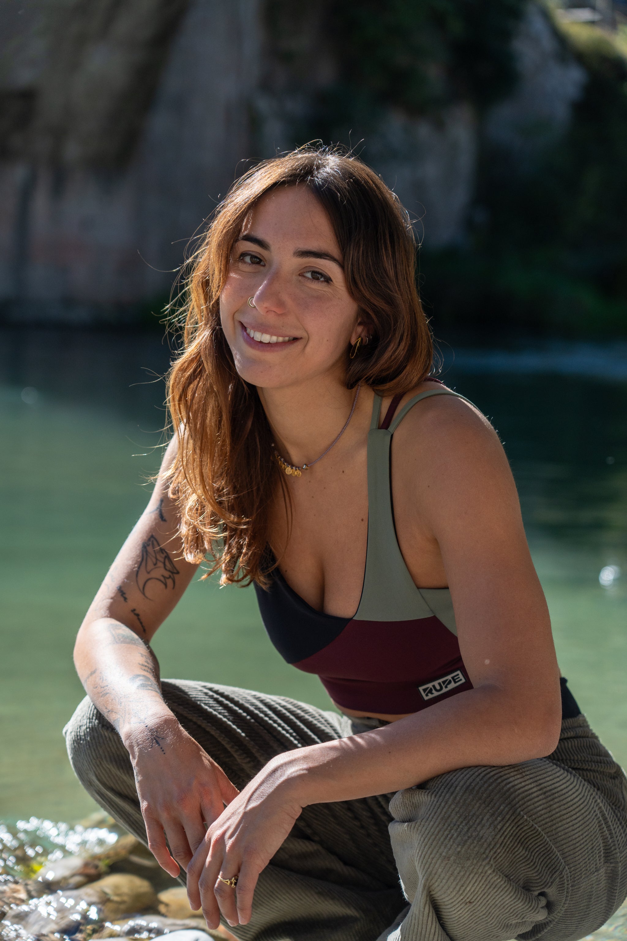 Top Sportivo Intrecciato - Kaleido Ember