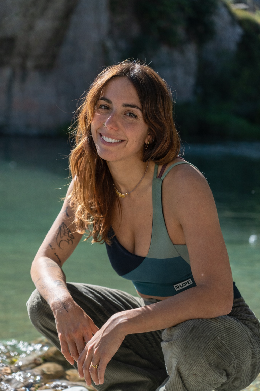 Haut de sport tressé - Kaleido River