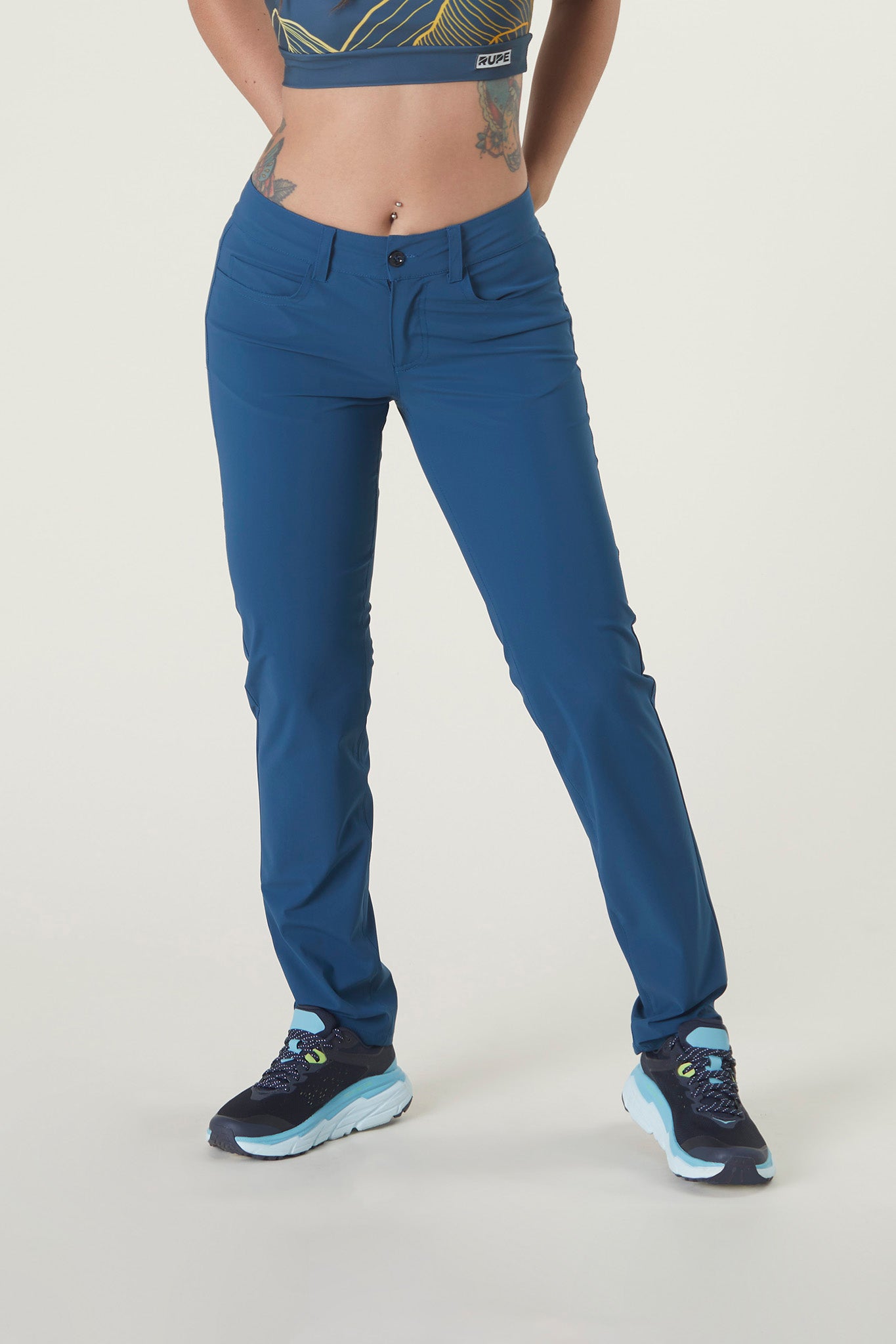 Women's Climbing Pants ANDE - Teal | Rupe PRO Line