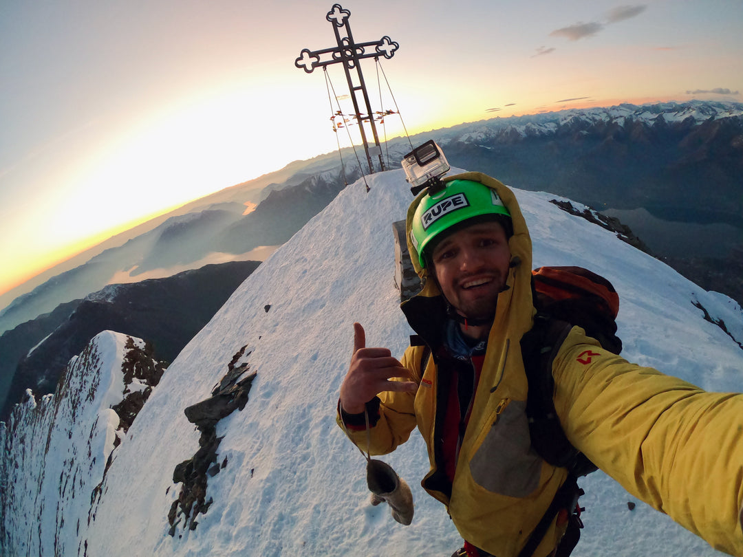 He did it! Lore Gaggio repeats "Cittadini della Galassia" solo the historic mixed route of Legnone.