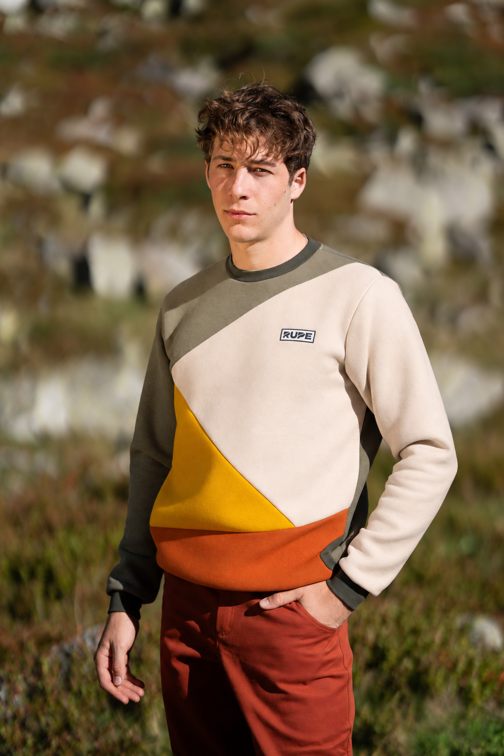 Sweat-shirt col rond - Unisexe - Cave Earthy