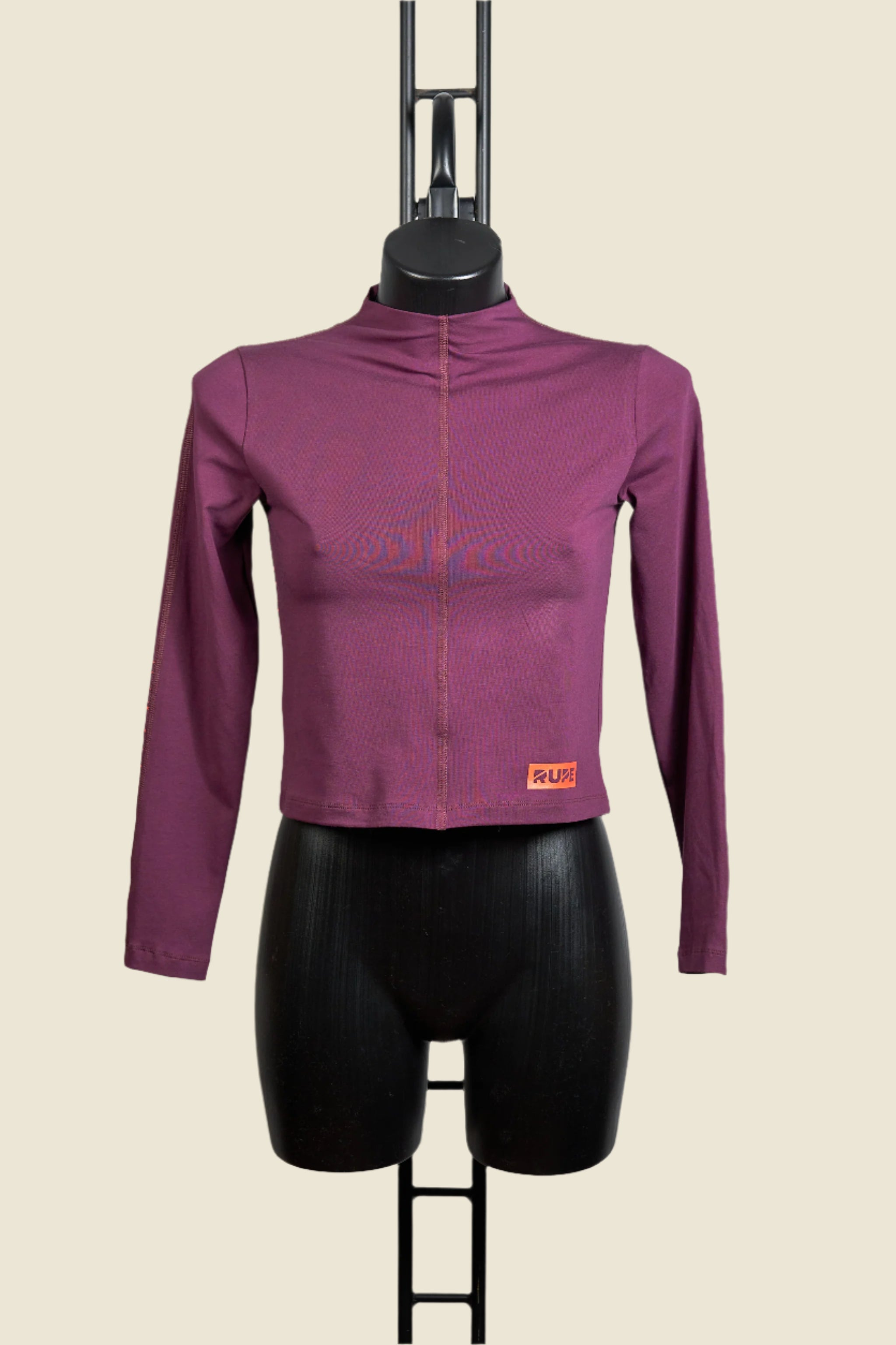 Women's long sleeve t-shirt - Aubergine