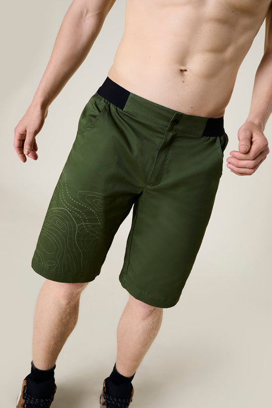 Short d'escalade Karakorum vert - Homme