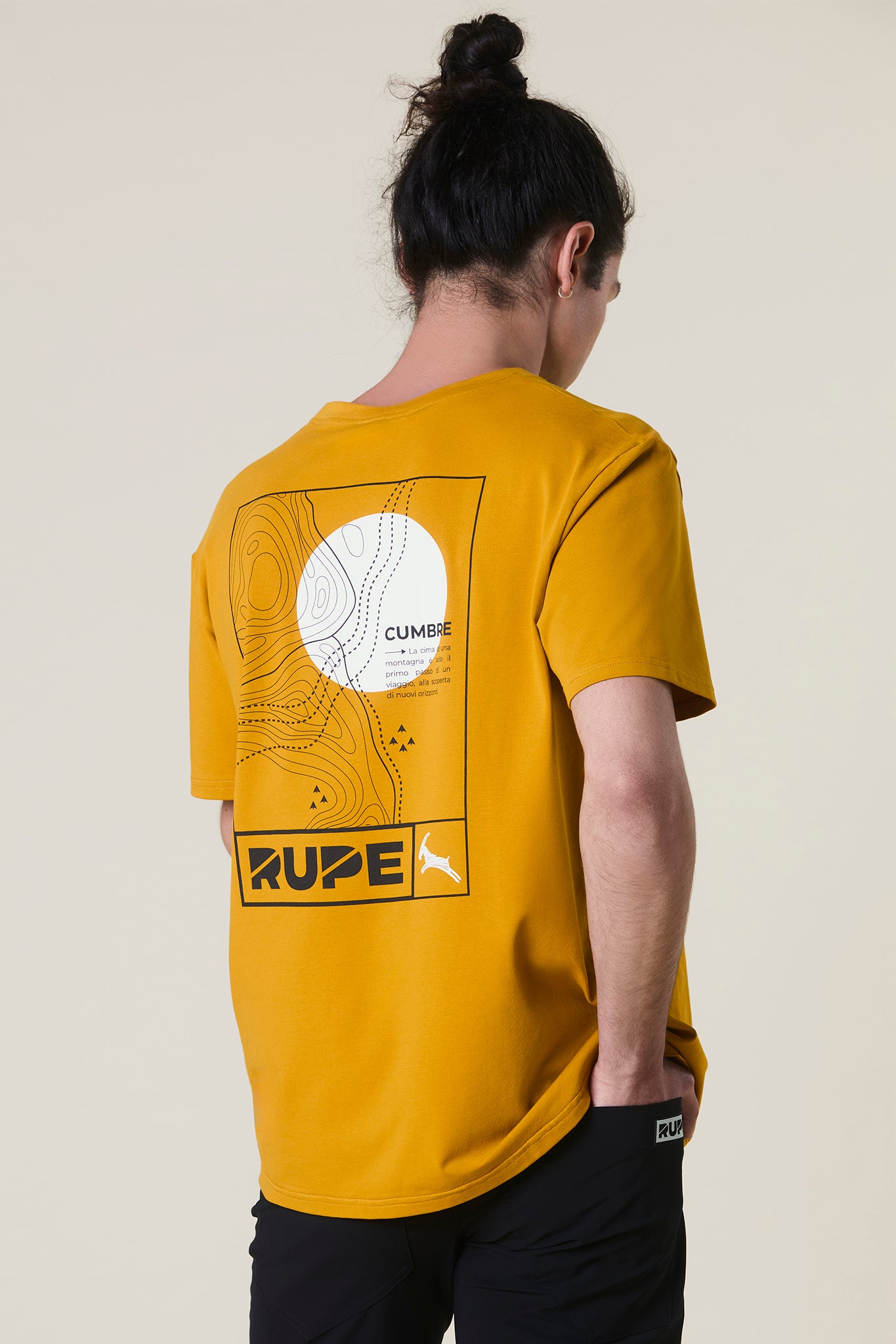 T-Shirt en coton Homme - Moutarde | Rupe