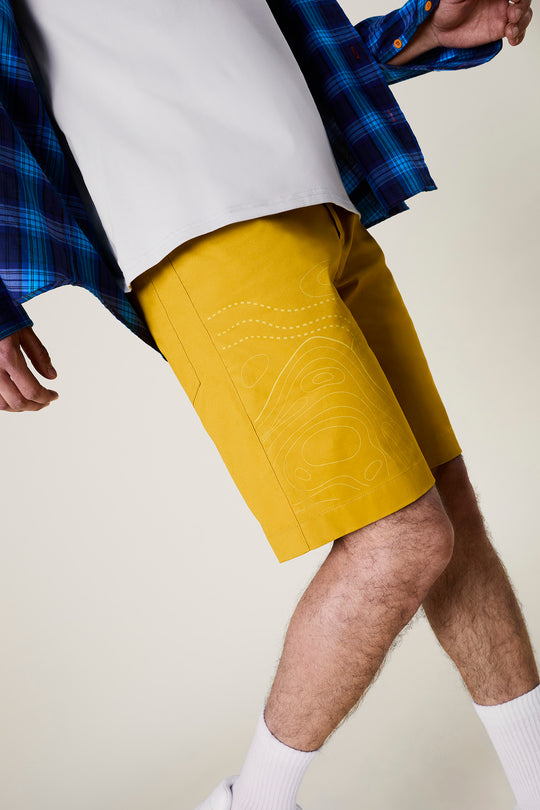 Short d'escalade Karakorum jaune - Homme