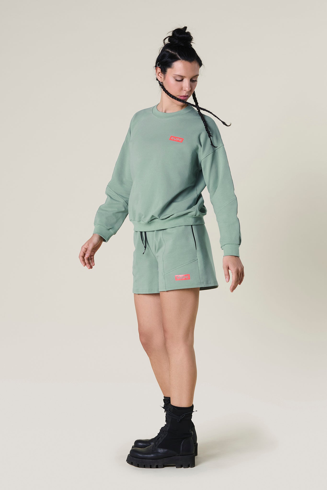 dark mint sweatshirt female