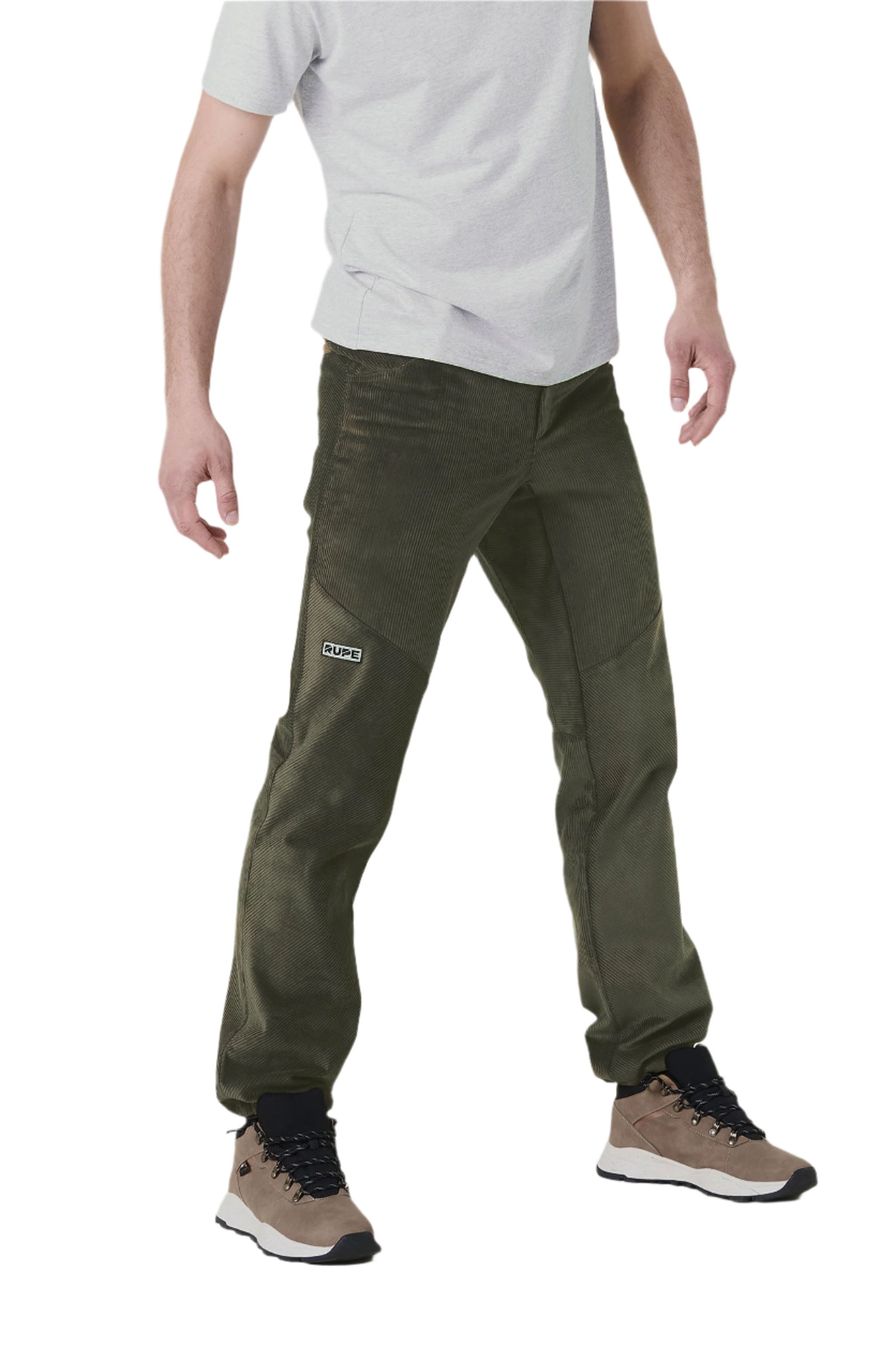 Pantalon homme en velours himalayen vert pin 2025/26