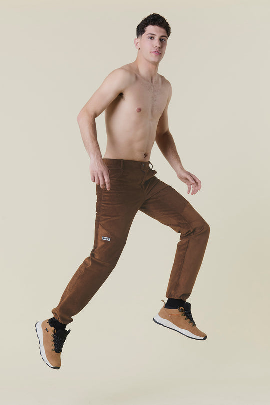 Pantalon Homme Himalaya Velours Marron 2024