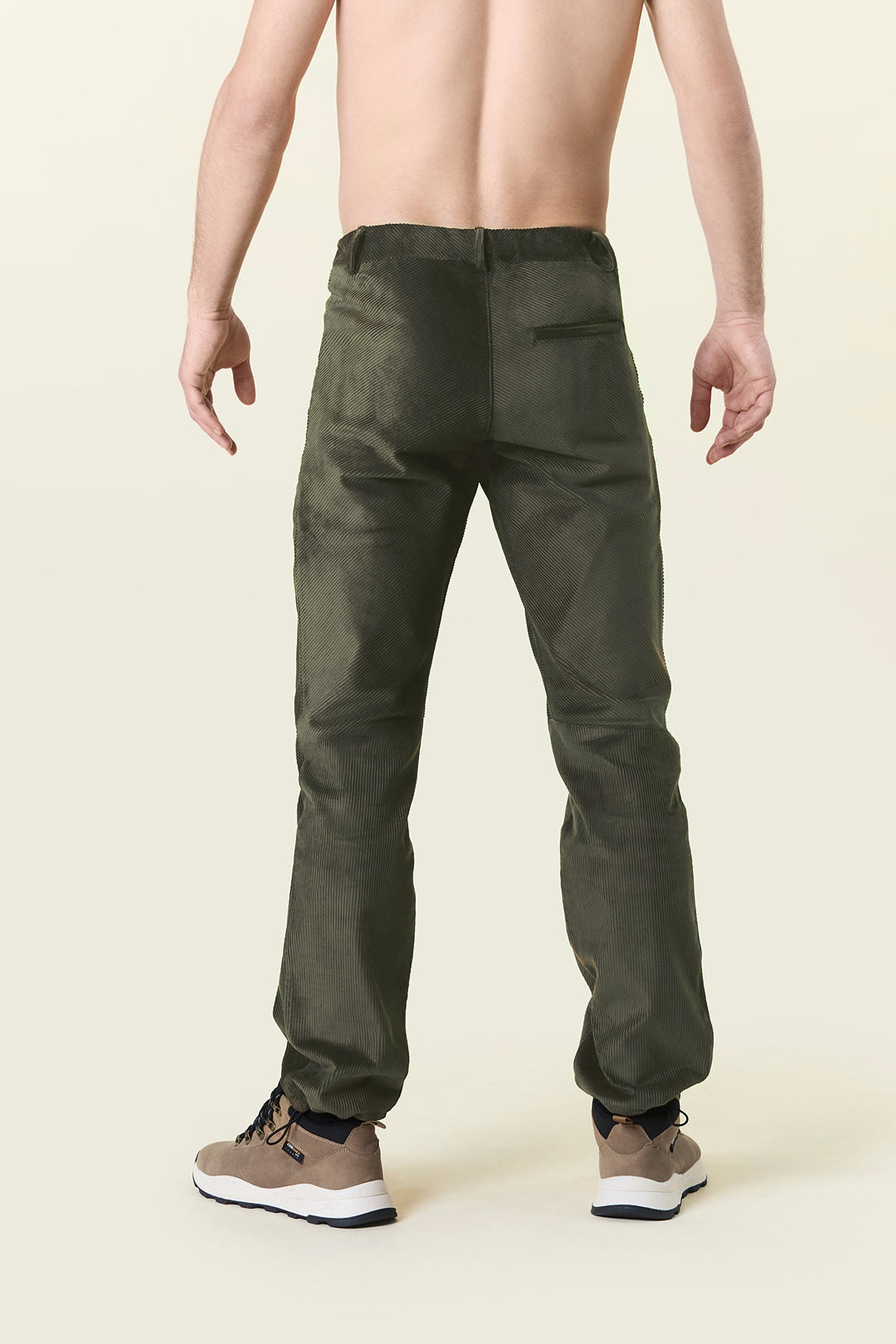 Pantalon homme en velours himalayen vert pin 2025/26