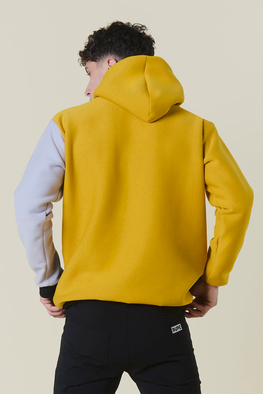 Yellow hoodie for men