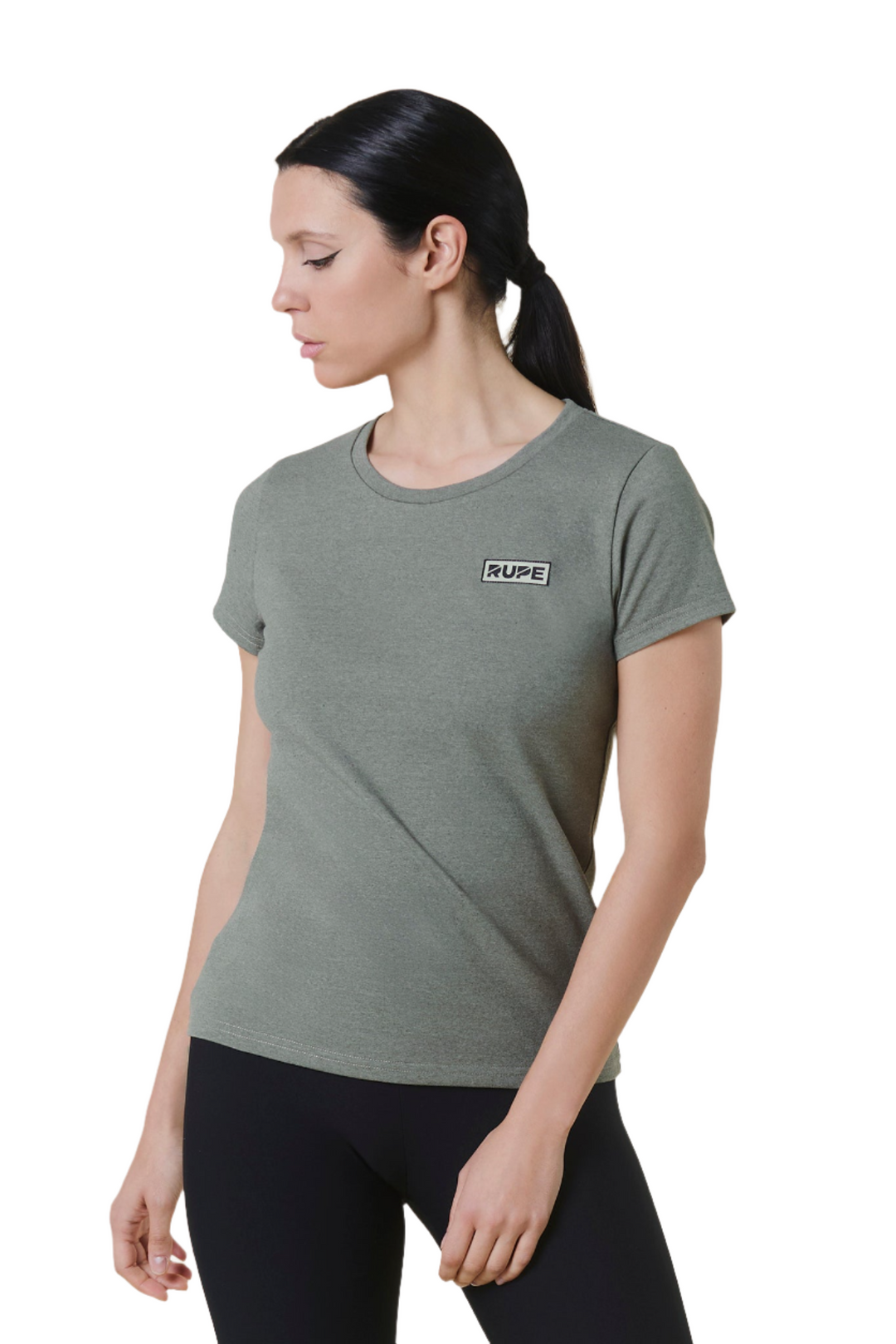 Women's Pumice T-shirt - Olive Green