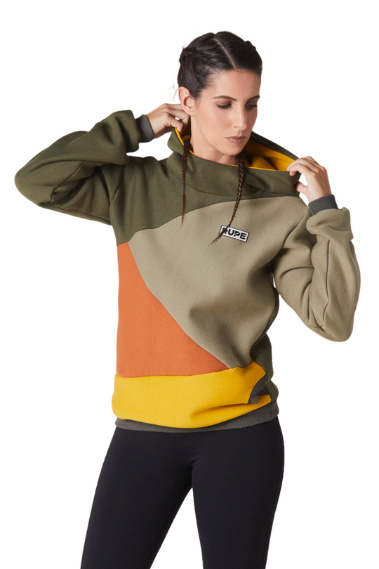 Women's Hoodie - Fir Curry