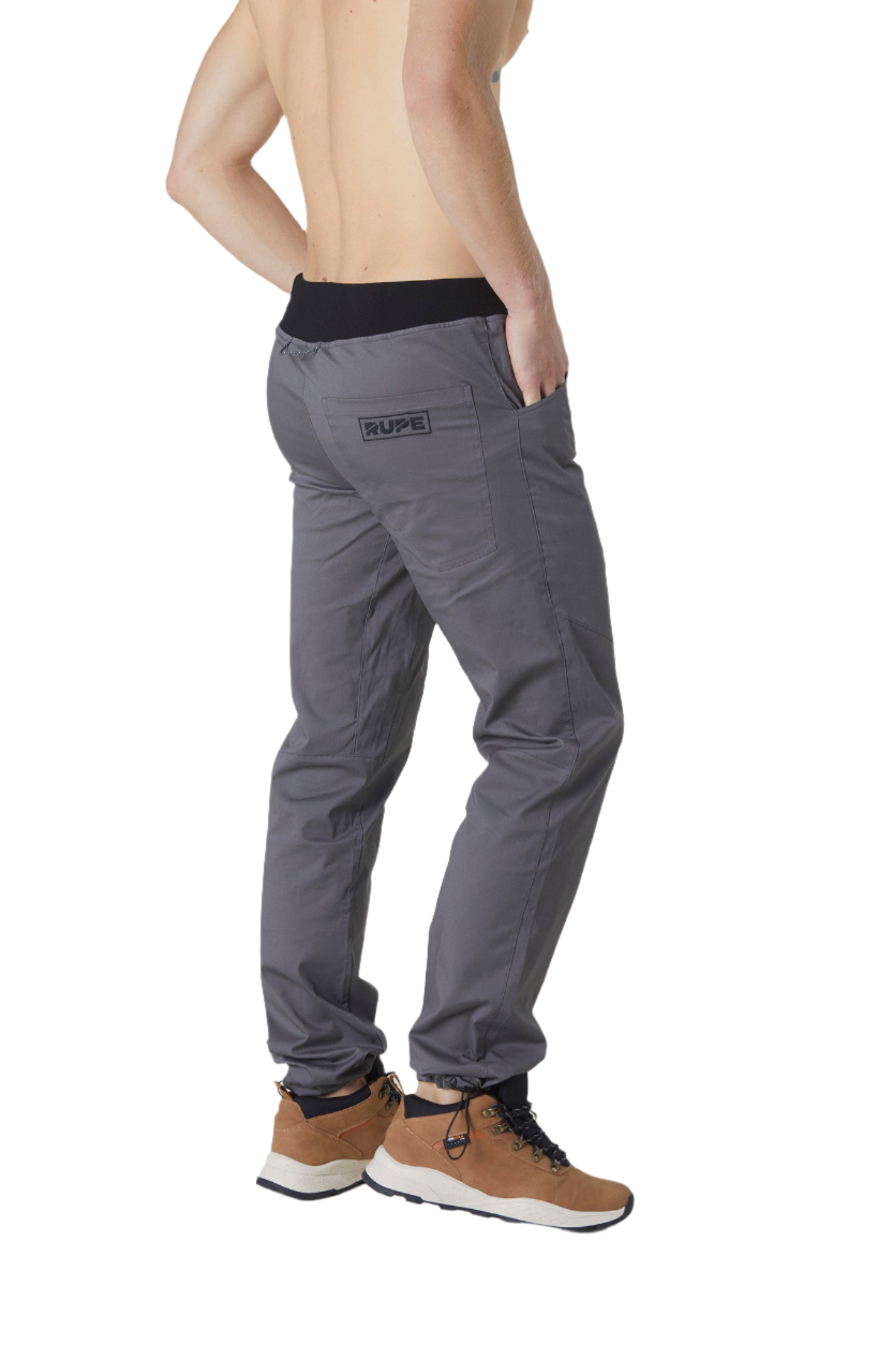 abbigliamento arrampicata grigio