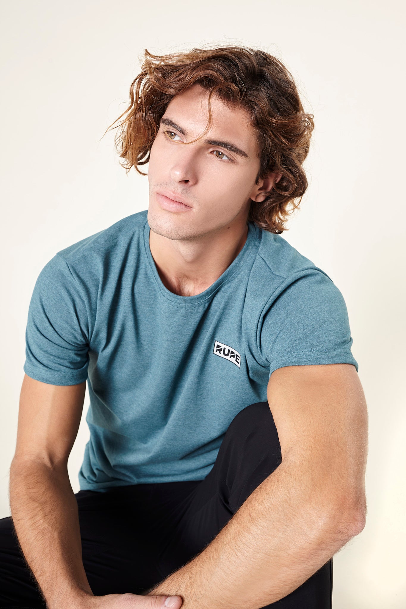 T-shirt pierre ponce turquoise - Homme