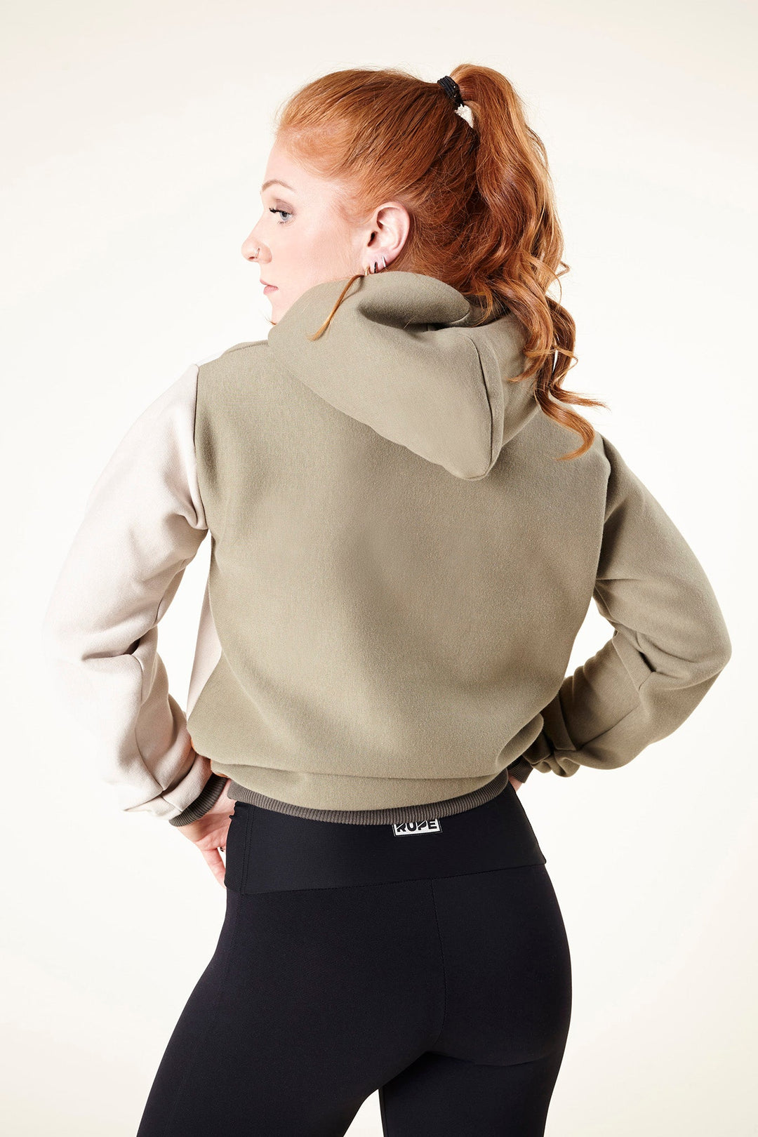 back woman hoodie