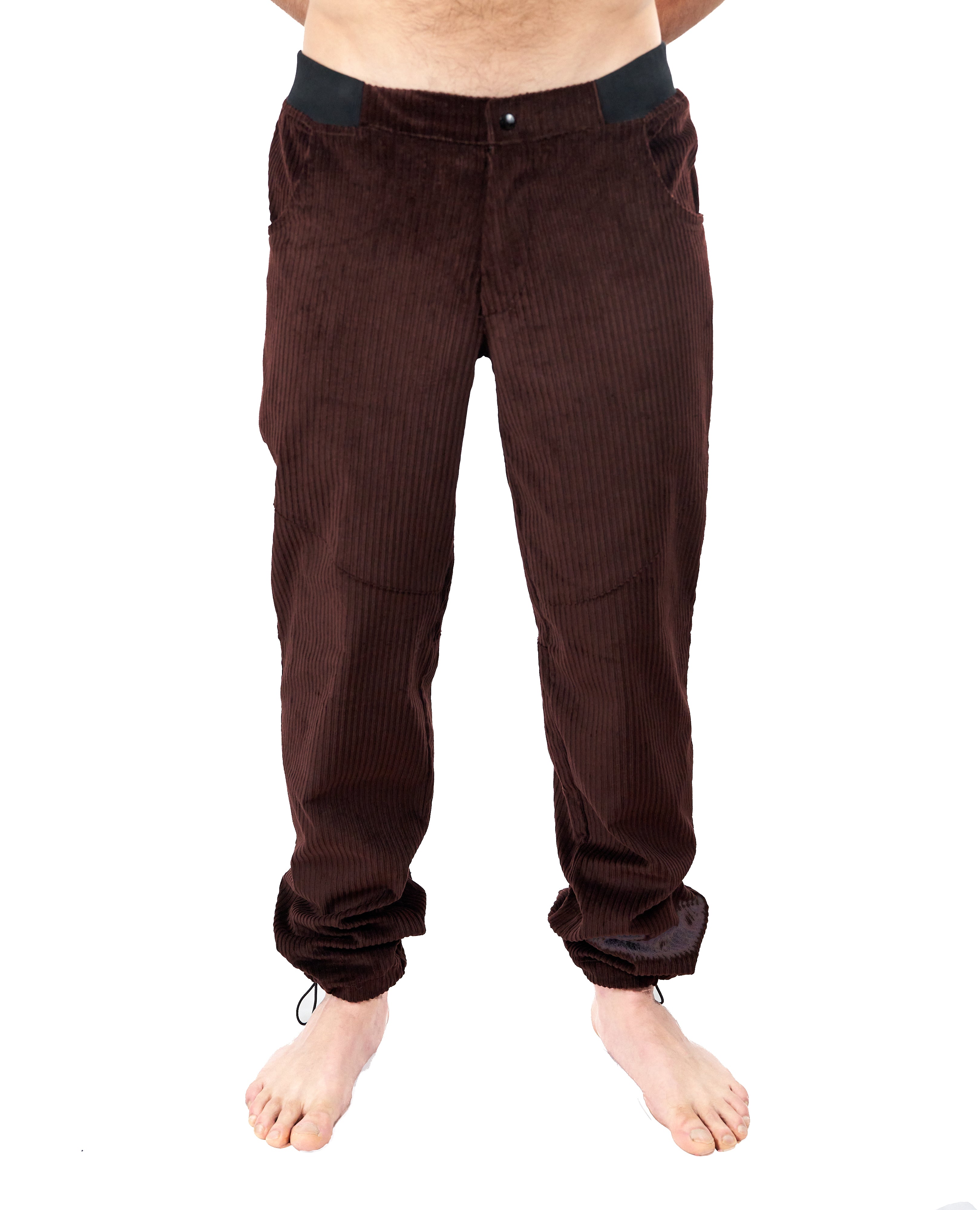 HIMALAYA - Dark Brown pantalone in velluto da uomo