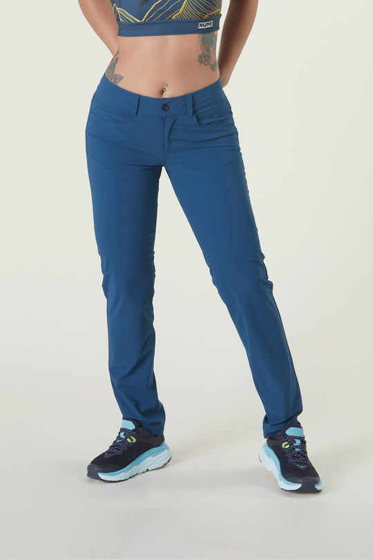 Women's Climbing Pants ANDE - Teal | Rupe PRO Line 